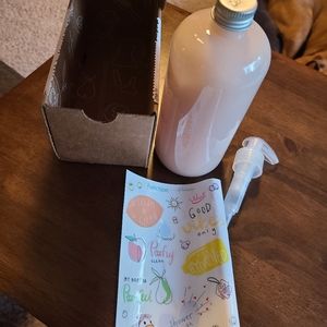 Function Body Wash (Milk (shea)ke scent) with pump and stickers, New in box